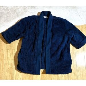 GOODS OF DESIRE Navy An Original GOD Design Fuzzy 3/4 Sleeve Women‎ Size Medium